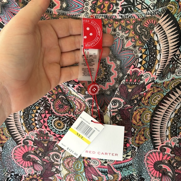 Red Carter Oversized Coverup - Picture 2 of 4